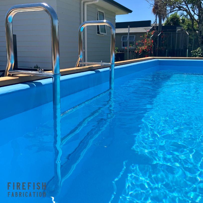 Stainless steel pool ladder NZ