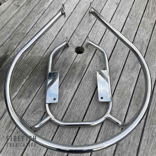 Custom radar guard by marine Stainless Steel Fabricators, Firefish Fabrication, Auckland.