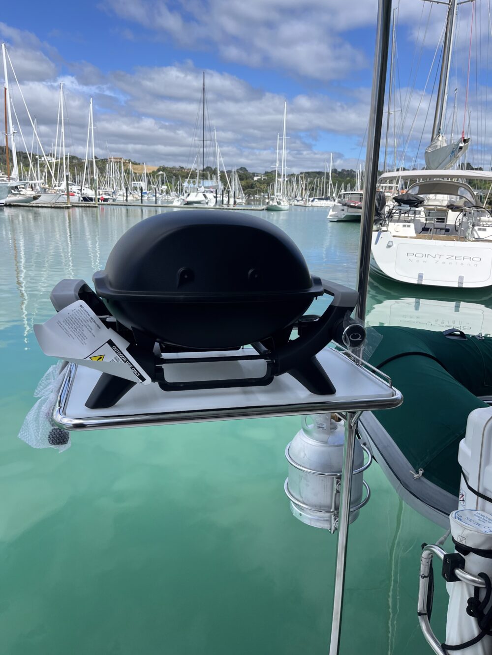 Marine Stainless Steel Fabrication Auckland - stainless steel bait board and bbq stand